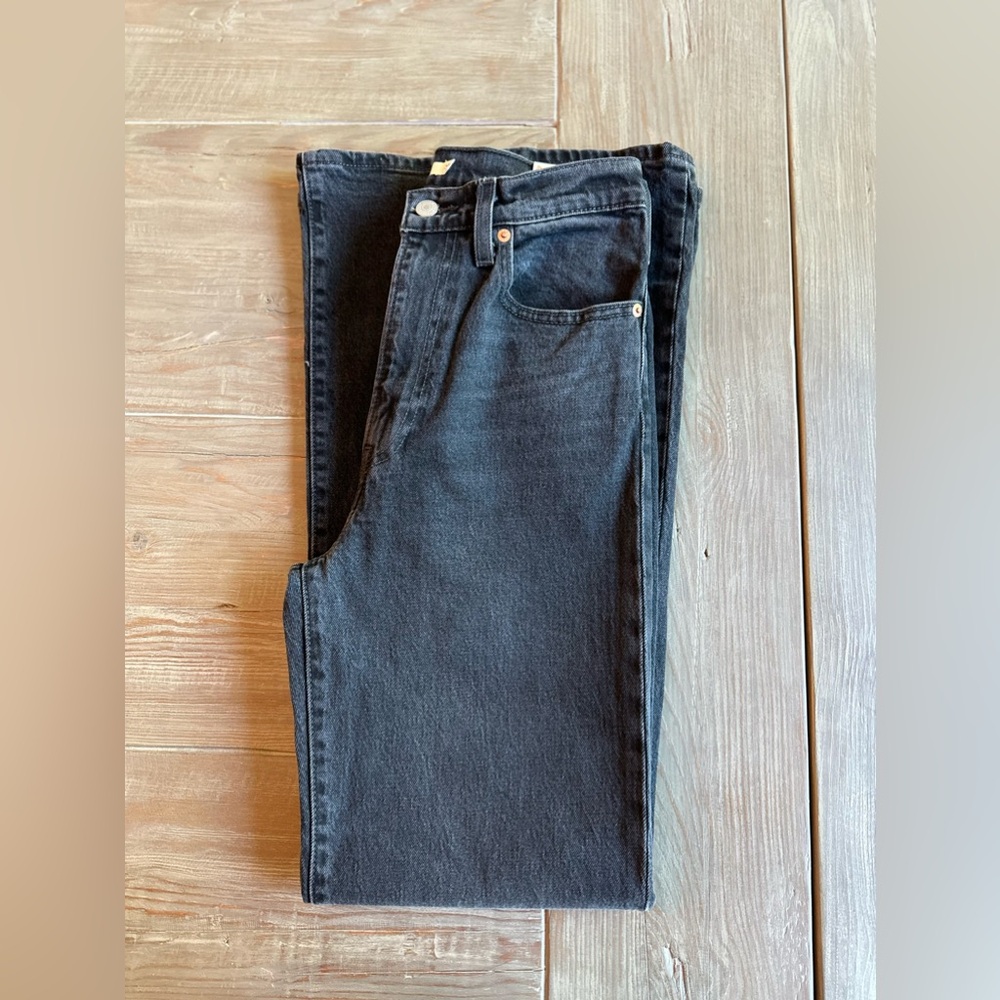 Levi's Black Flare & Wide Leg Jeans - Picture 4 of 8